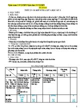 Giáo án Toán Lớp 6 - Tiết 29+30 Kiểm tra giữa học kỳ I - Năm học 2019-2020 - Nguyễn Thị Nhâm